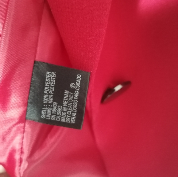 Preston & York red blazer size 16 - Picture 5 of 6